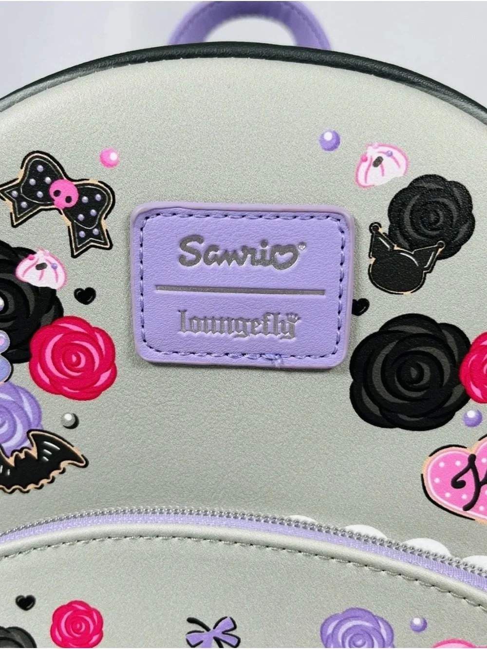 Kuromi Sanrio Loungefly Mini Backpack